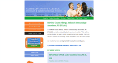 Desktop Screenshot of fairfieldcountyallergy.com