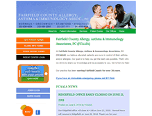 Tablet Screenshot of fairfieldcountyallergy.com